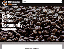 Tablet Screenshot of chattahoocheecoffee.com